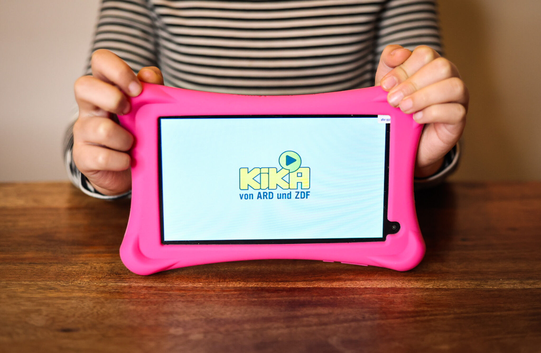 Kika auf dem SoyMomo Kindertablet